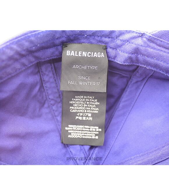 🔴 Balenciaga Political Campaign Cap Hat - Washed Blue - Picture 10 of 10